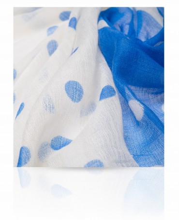 Палантин Женский W-POLKA/BLUE